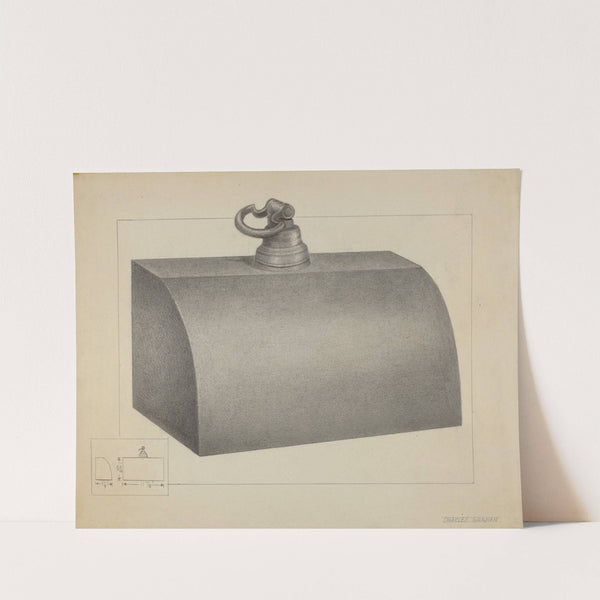 Pewter Foot Warmer by Charles Garjian