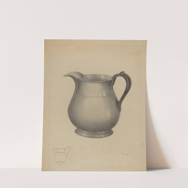 Pewter Pitcher by Henry Granet
