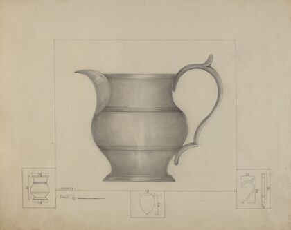 Pewter Pitcher