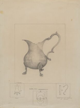 Pewter Pitcher
