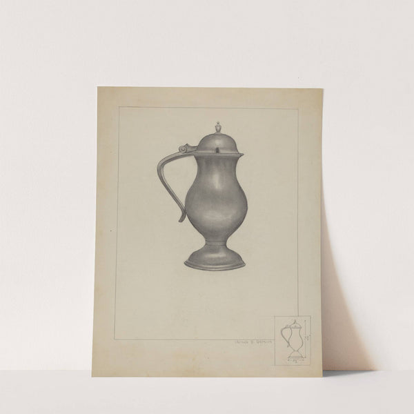 Pewter Pitcher (c. 1936) by Irving D. Genin