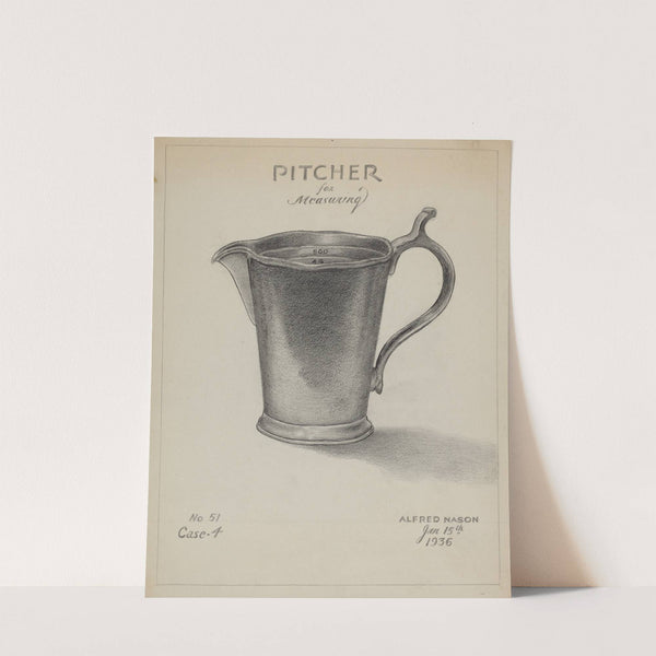 Pewter Pitcher by Alfred Nason