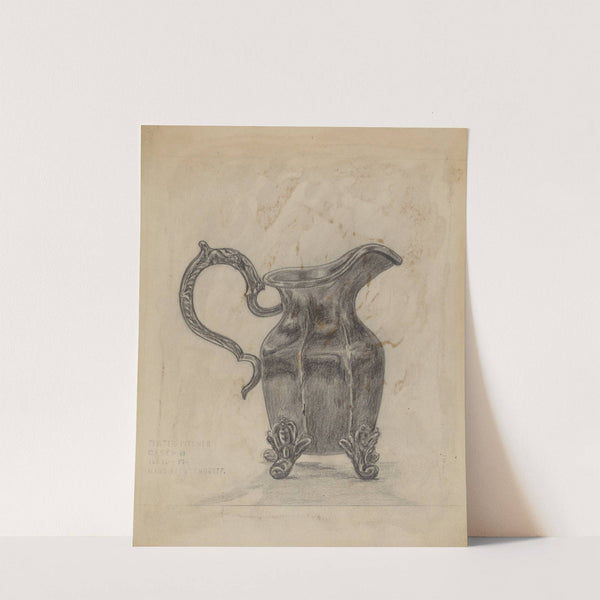 Pewter Pitcher by Hans Westendorff