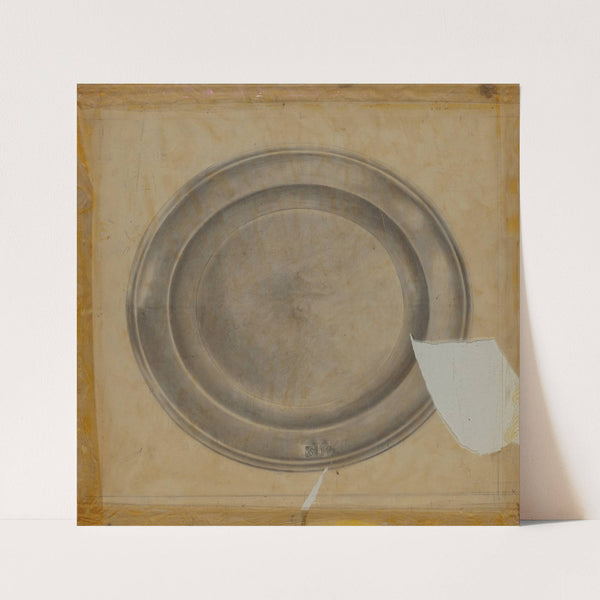 Pewter Plate by Harry Goodman