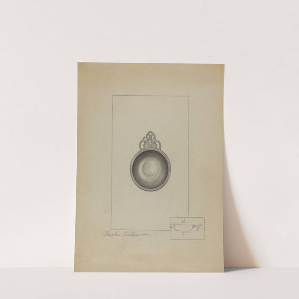 Pewter Porringer by Charles Cullen