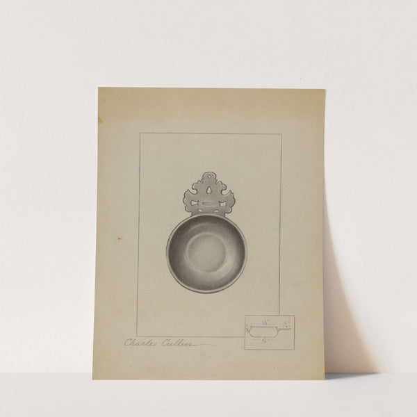 Pewter Porringer by Charles Cullen