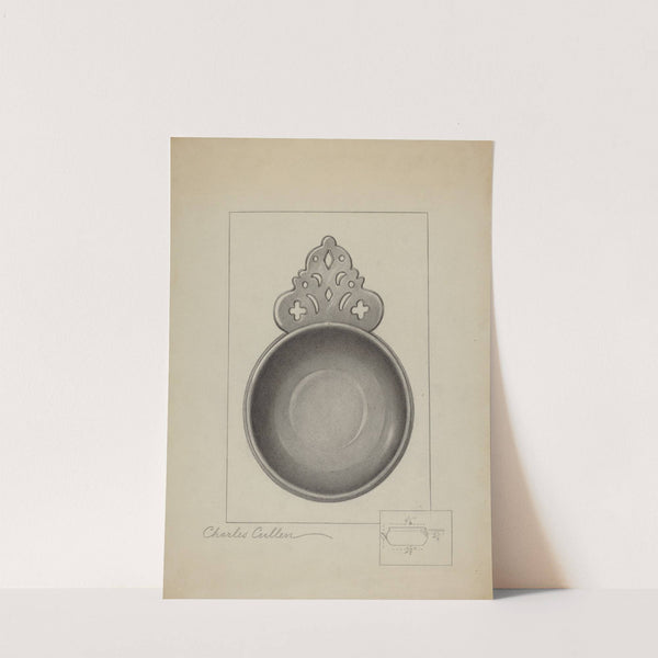 Pewter Porringer by Charles Cullen