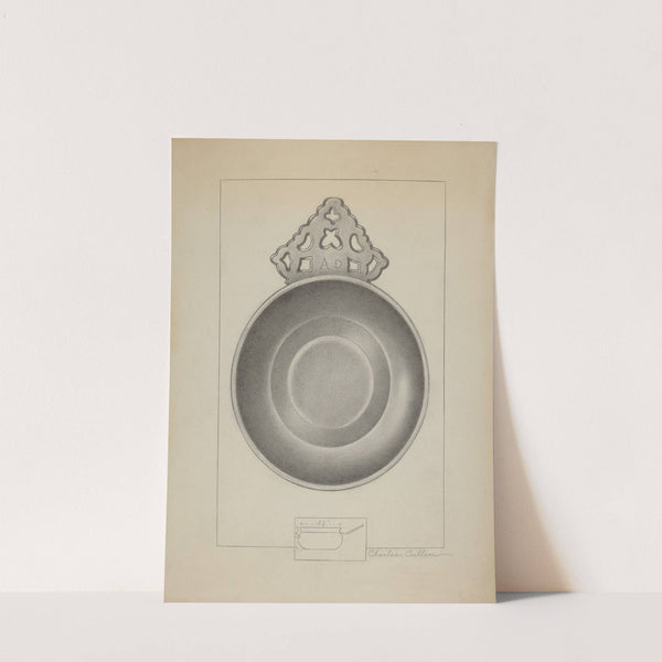 Pewter Porringer by Charles Cullen