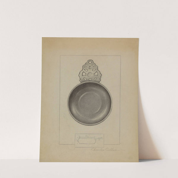 Pewter Porringer by Charles Cullen