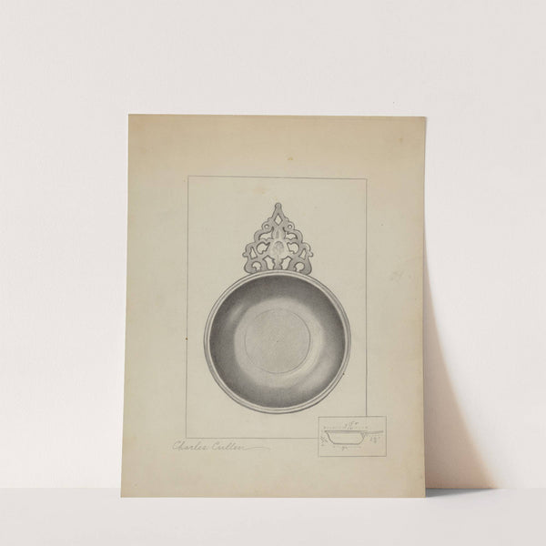 Pewter Porringer by Charles Cullen