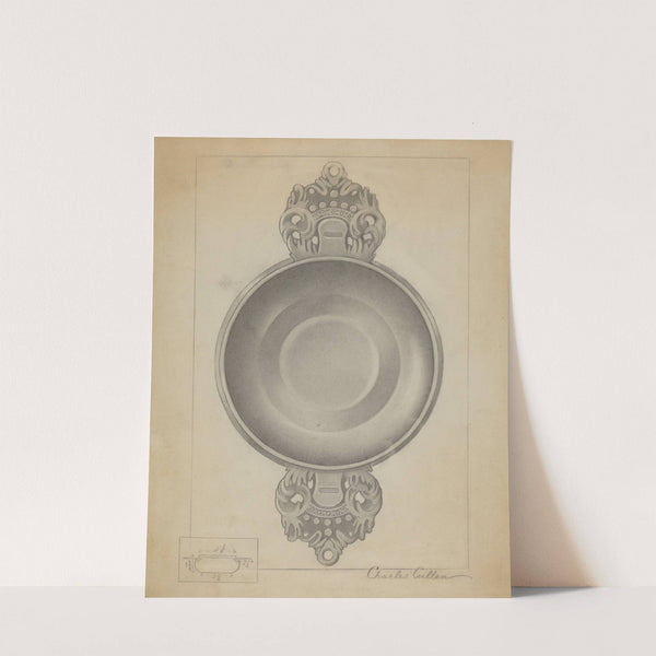 Pewter Porringer by Charles Cullen