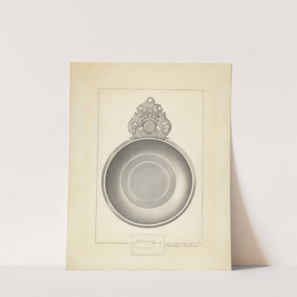 Pewter Porringer by Charles Cullen