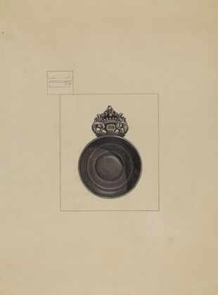 Pewter Porringer
