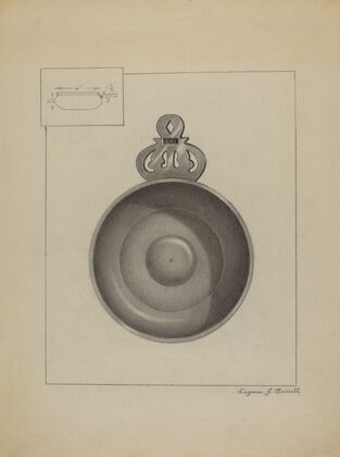 Pewter Porringer