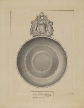 Pewter Porringer
