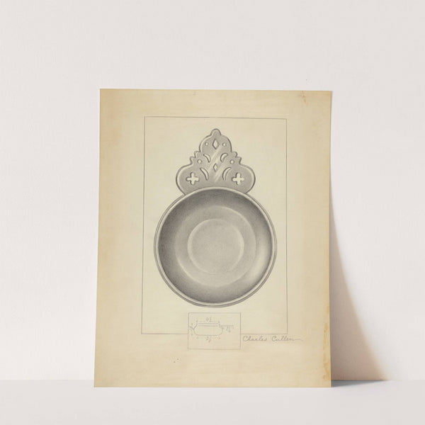 Pewter Porringer by Charles Cullen