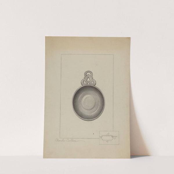 Pewter Porringer by Charles Cullen