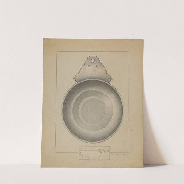 Pewter Porringer by Charles Cullen