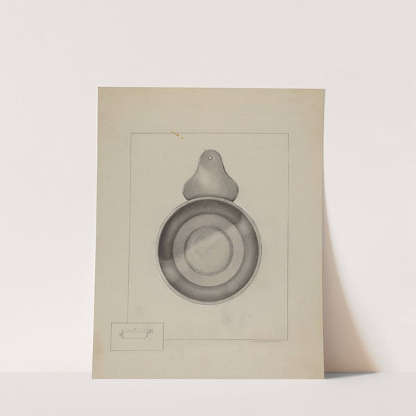 Pewter Porringer by A. Zaidenberg