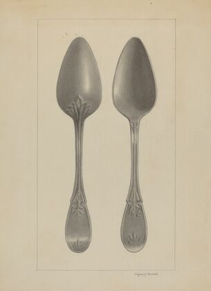 Pewter Spoon