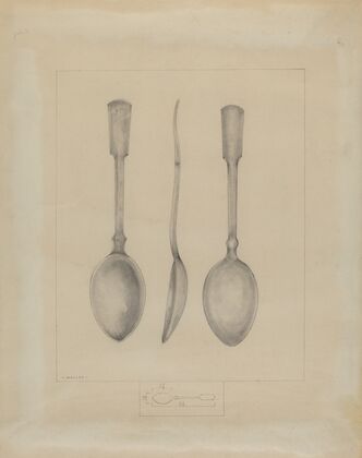 Pewter Spoon
