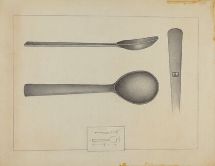 Pewter Spoon