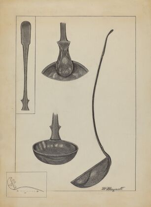 Pewter Spoon