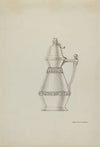 Pewter Syrup Jar