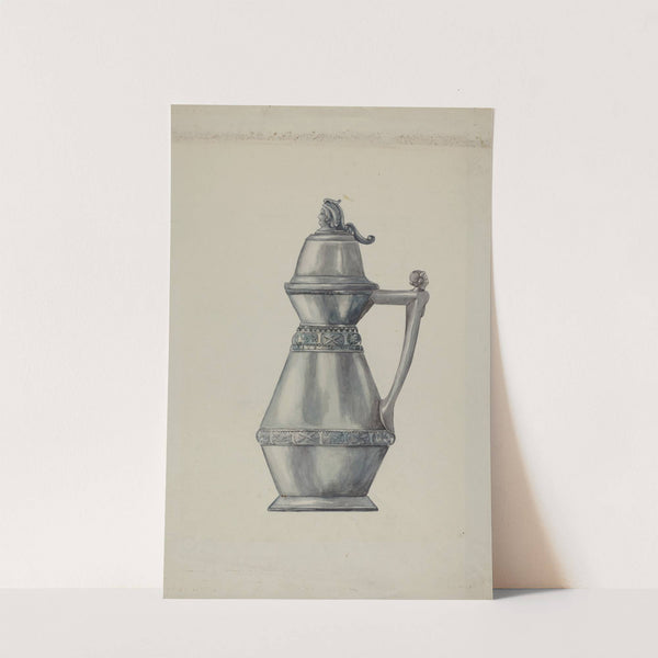 Pewter Syrup Jug by Harry Mann Waddell