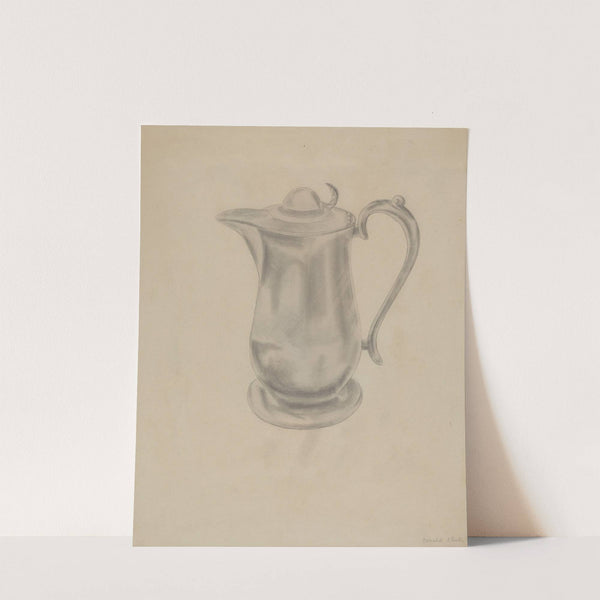 Pewter Syrup Pitcher by Donald Streeter