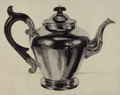 Pewter Teapot