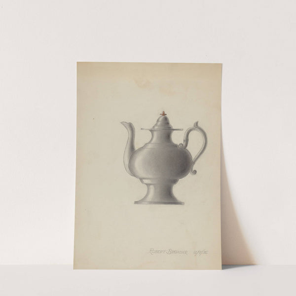 Pewter Teapot by Robert Brigadier
