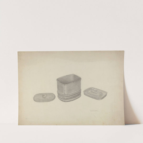 Pewter Tobacco Jar by Ardella Watkins