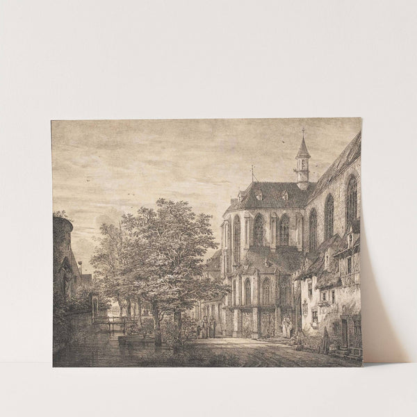 Pfarr-Kirche Boppart am Rhein (1822) by Domenico Quaglio the Younger