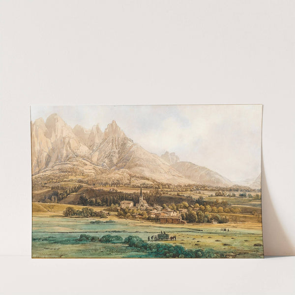 Pfarrwerfen im Pongau and the Tennengebirge by Thomas Ender