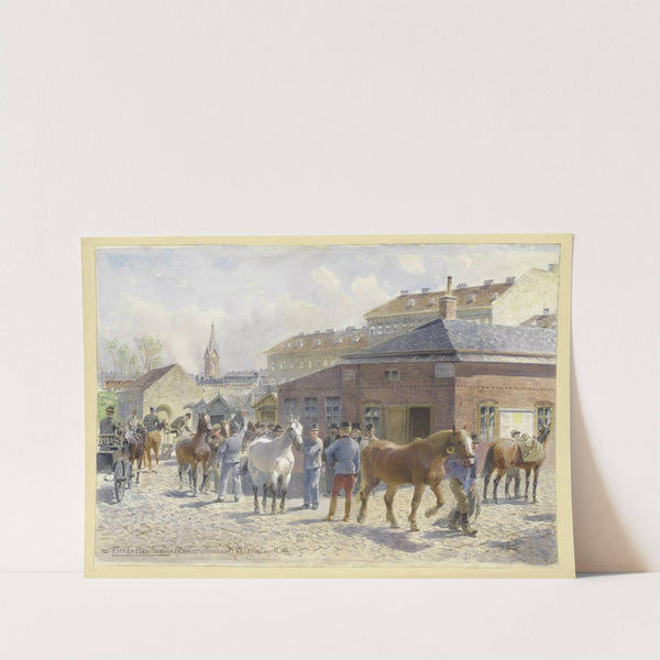 Pferdeclassification (Conscriptionsamt) XIV. Centralmarkt (1914-1916) by Moritz Ledeli