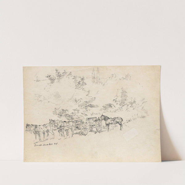 Pferdekutsche (1941) by August Kratzer