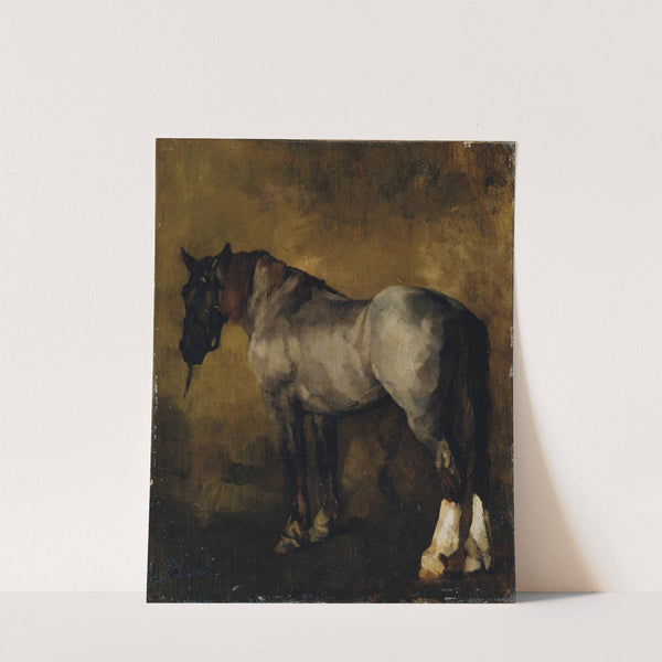 Pferdestudie by Carl Schuch