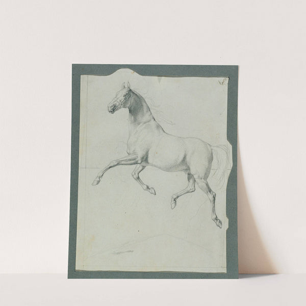 Pferdestudie zu ‘Rüdiger und Angelika’ (1842) by Johann Peter Krafft