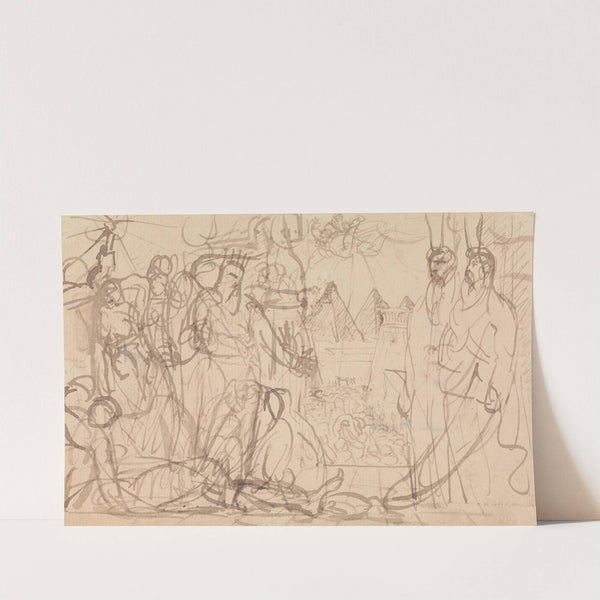 Pharaoh and Moses by Benjamin Robert Haydon