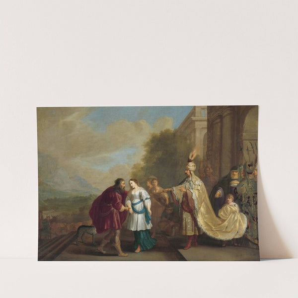 Pharaoh gives Sarah back to Abraham by Isaac Isaacsz