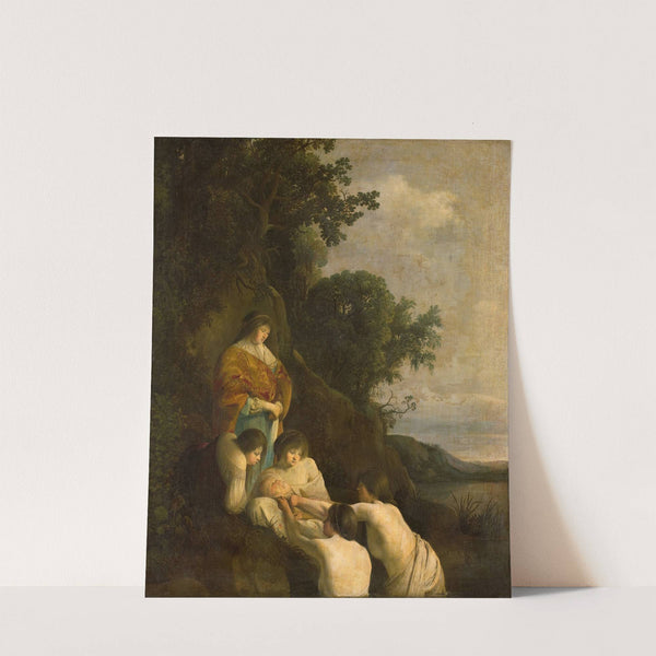 Pharaoh's Daughter Discovers Moses in the Rush Basket by Paulus Bor