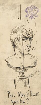 Phil May’s Bust. Has he — size preview