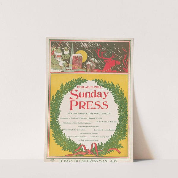 Philadelphia Sunday Press; December 8th by Anonymous