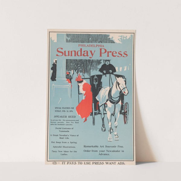 Philadelphia Sunday Press; February 2nd by George Reiter Brill