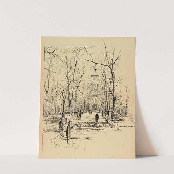 Philadelphia, View from the Park (1897) by Ernest Peixotto