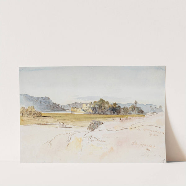 Philae, Egypt by Edward Lear