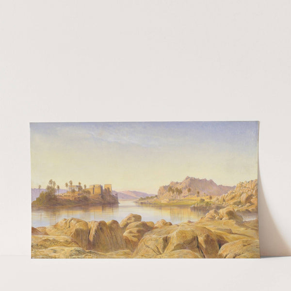 Philae, Egypt by Edward Lear