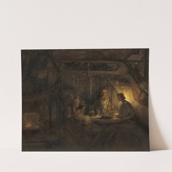 Philemon and Baucis by Rembrandt van Rijn