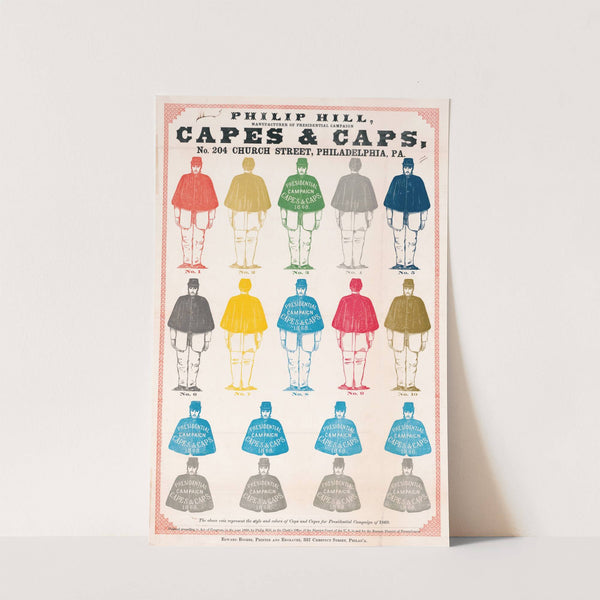 Philip Hill, manufacturer of presidential campaign capes & caps...Philadelphia...for Presidential Campaign of 1868 by Anonymous